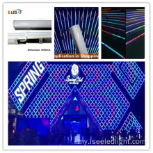 DMX RGB အရောင်ဒစ်ဂျစ်တယ် Tube Outdoor Facade Lighting